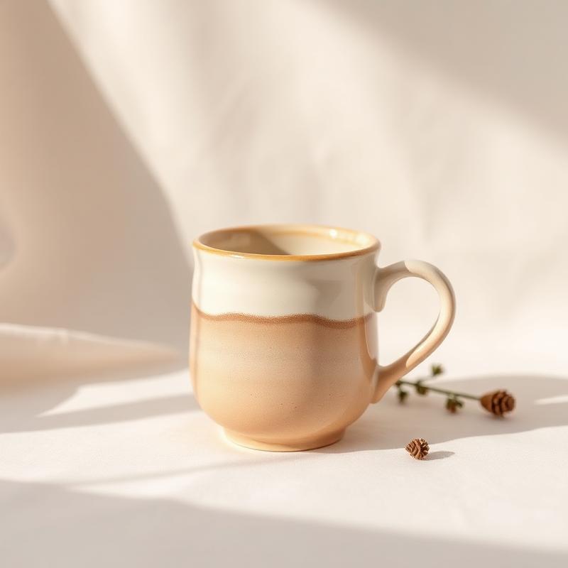 Hand-thrown stoneware mug